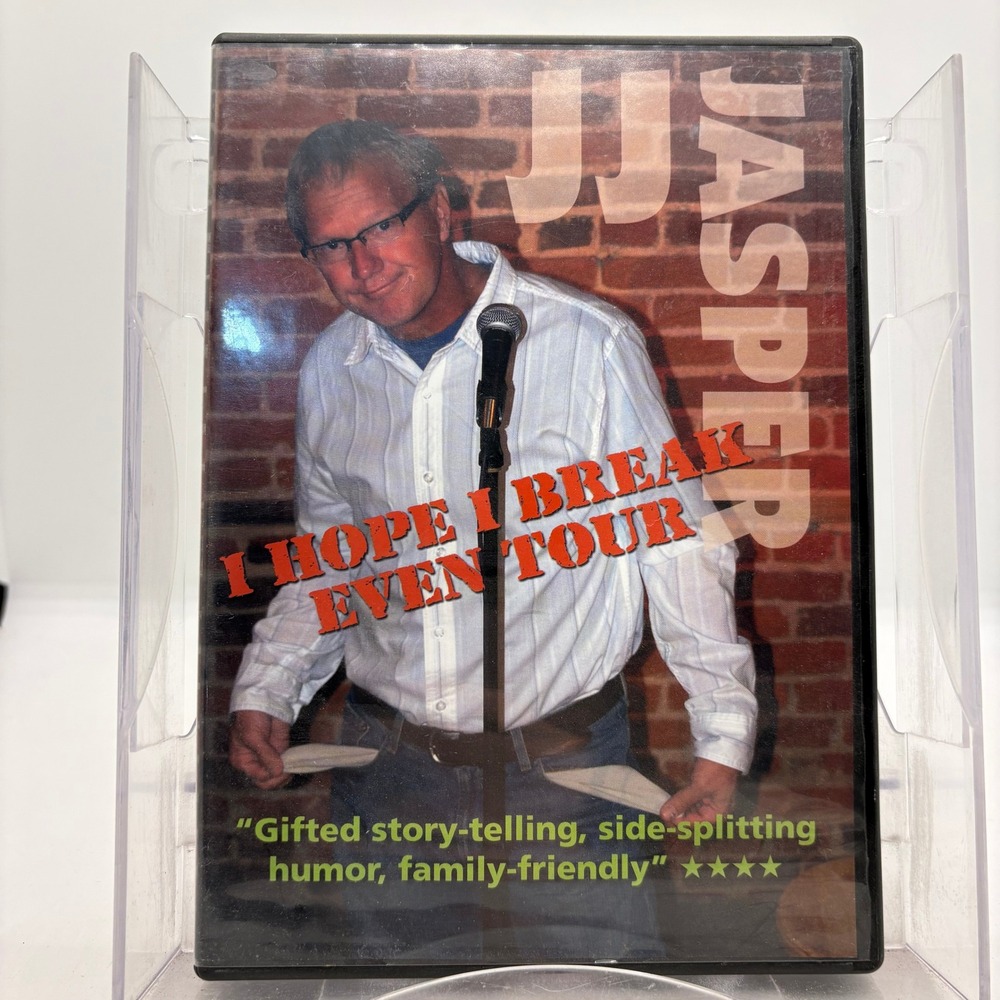JJ Jasper I Hope I Break Even Tour DVD 2007 Stand Up Comedy Family Friendly